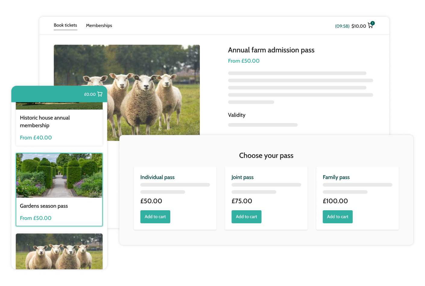 Sell memberships and passes on Beyonk's online ticketing software
